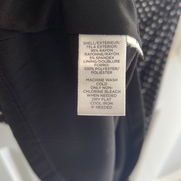 Loft by Ann Taylor women’s black sleeveless dress - Picture 6 of 7